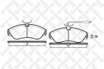 Комплект тормозных колодок, дисковый тормоз STELLOX купить